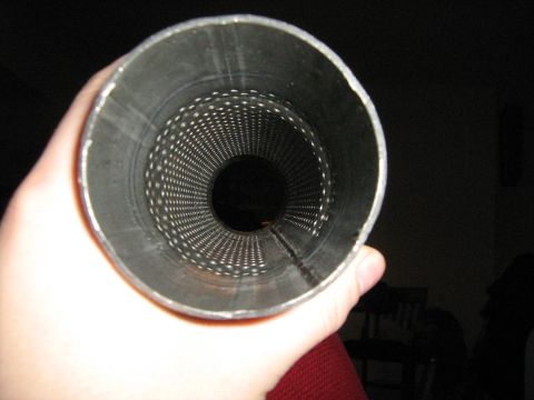 1988 Mercury Grand Marquis - inside of DynoMax Bullet 2-12-08