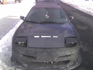 1993 Ford Probe - Front view of a 1993 Ford Probe modified with a custom body kit.