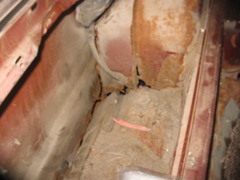 1979 Ford LTD - Inside of quarter and wheelhouse on driver's side.