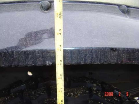 1983 Ford Bronco - Before the rear lift it measured almost 43" to the bottom of the fender flare.