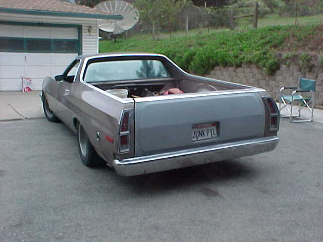 my tail gate/ rear bumper
with old lights