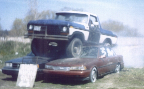 Smoke show trunk burnout