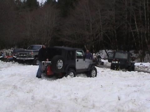 2005 Jeep Wrangler - Oh quick another stick in the parking lot get the pic now Btw, Believe me, it was really nasty in some spots