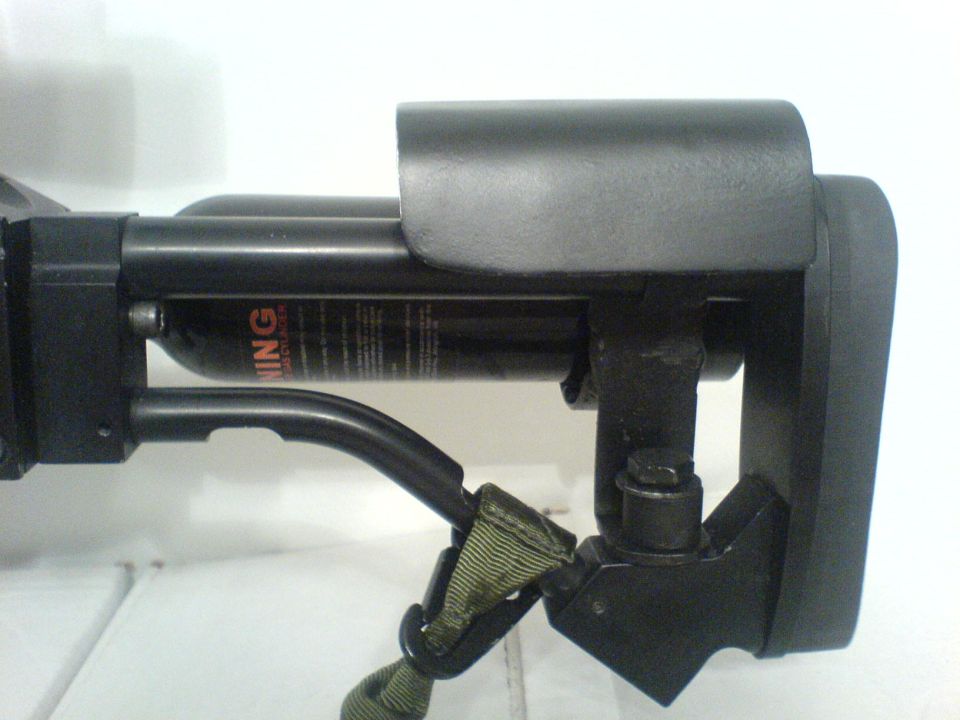 black jack mechanism with warning label on cylinder