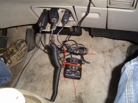 1989 Ford Bronco - Satellite radio hooked up for the run