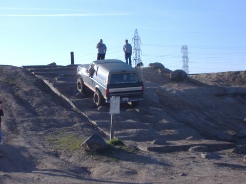 1986 Ford Bronco - Bronco tackles the rocks at Prairie City.