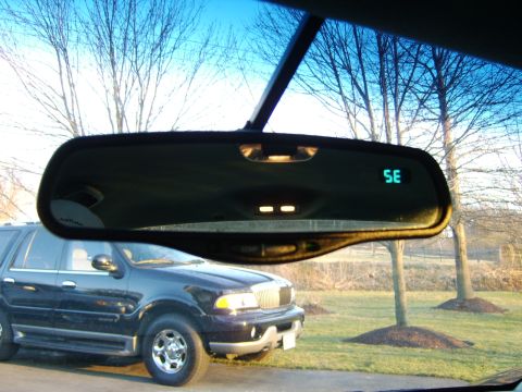 1996 Mercury Grand Marquis - I replaced the 95-97 Auto-Dim mirror I had installed with the 98+ version, with compass. Also a direct plug and play install, I used the sa…