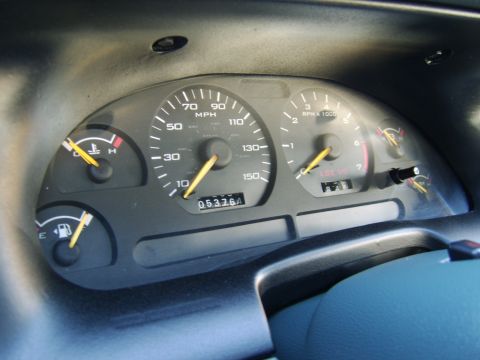 1996 Mercury Grand Marquis - The dashboard gauges show the odometer reading of 053264.