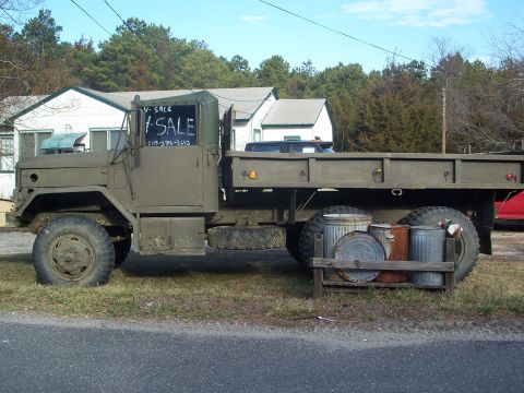 1979 Ford F-250 - Military truck with "For Sale" sign and phone number visible in the window.