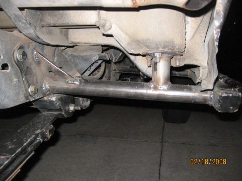 1994 Ford Bronco - Custom suspension modification shown on a vehicle's underside, dated 02/18/2008.