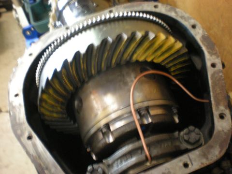 1993 Ford Bronco - This is a close-up view of the internal gears of a differential assembly.