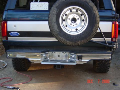 1995 Ford Bronco - This idea was borrowed from "The Juice." No more dragging the corners of the bumper.