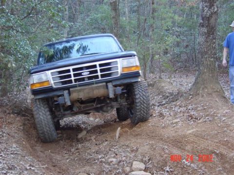 1995 Ford Bronco - I wanted to see how well the tires would do with no lift.