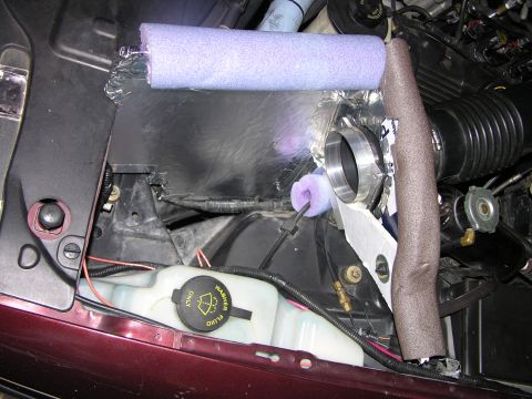 2000 Mercury Marquis - Experiential Airbox. Draws cold air from behind headlight and side of the frame.