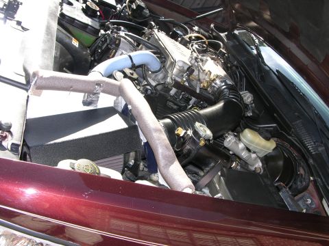 2000 Mercury Marquis - Experimental custom cold air box, JLT conical filter & MAF adapter, 90mm LMAF, 2004 CVPI zip tube.