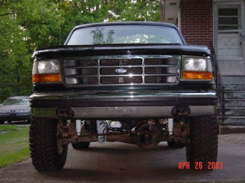 1995 Ford Bronco - Newly installed Cepek 4" lift.