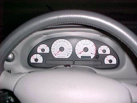 1999 Ford Mustang - Mac white face guages