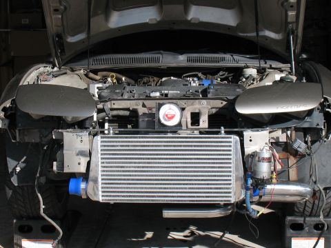 2001 Pontiac Trans Am - tacked in here, making sure it's still level.
