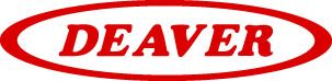 1990 Ford Bronco - DEAVER logo rendered in bold red italic letters inside a red oval outline.