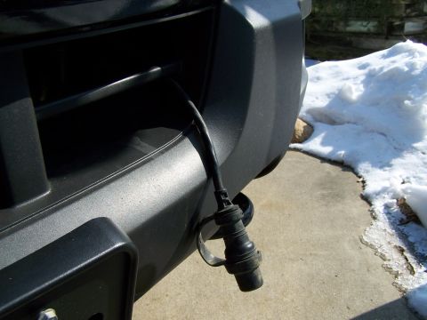 2004 Ford Expedition - Plug for engine block heater.