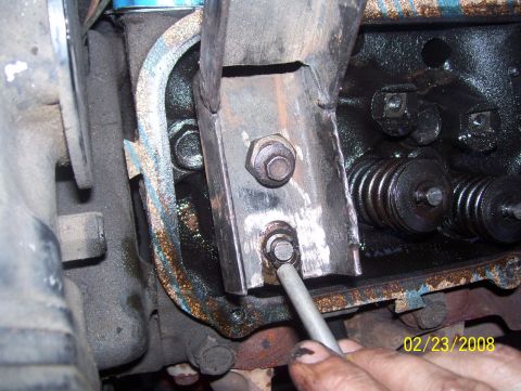 1978 Ford Bronco - Engine valve train components are visible in this close-up shot.