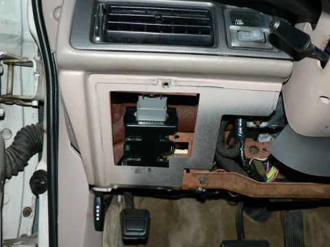 1990 Lincoln Mark VII - Wiper module location