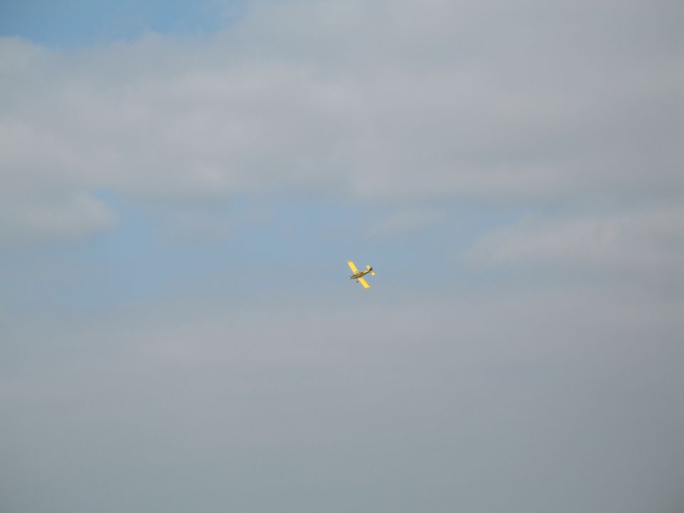 I think the crop duster is somewhere in this shot...
