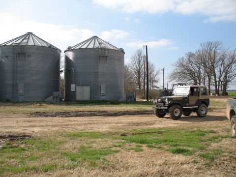 1993 Ford Bronco - Renegade and grain bins.