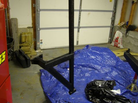 1993 Ford Bronco - Rear bumper assembly for a Ford Bronco, including suspension components.