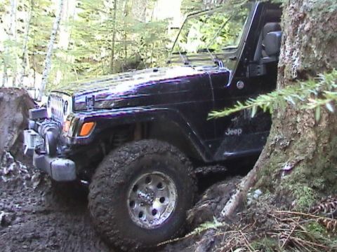 2005 Jeep Wrangler - This spot was kind of fun going up for everyone. I'm going down here, The pic does not do it justice.