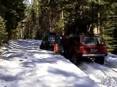 2005 Jeep Wrangler - Ken, and Nick trying to pull Ryan out.. Yes we did finally get him out..:-)