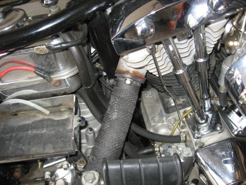 1979 Harley-Davidson FXRT Sport Glide - pics of installing a Revtech 5 spd in a 4 spd case with kicker into Shovelhead