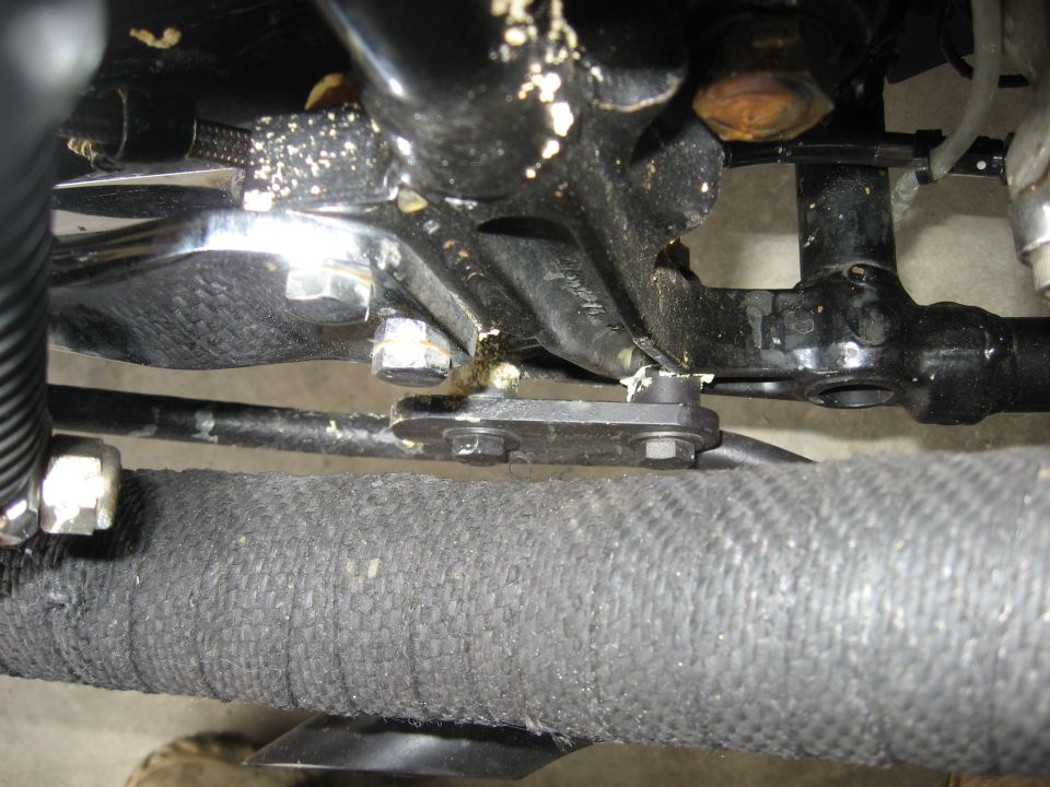 pics of installing a Revtech 5 spd in a 4 spd case with kicker into Shovelhead