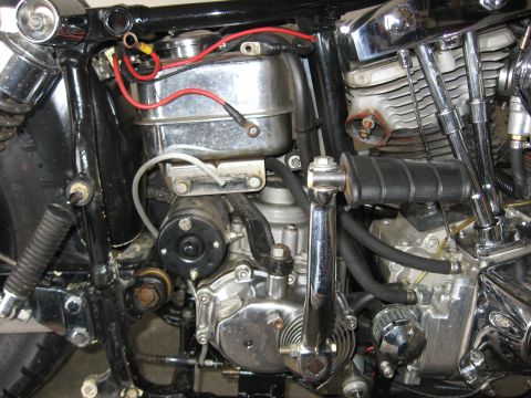 1979 Harley-Davidson FXRT Sport Glide - pics of installing a Revtech 5 spd in a 4 spd case with kicker into Shovelhead