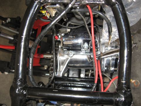 1979 Harley-Davidson FXRT Sport Glide - pics of installing a Revtech 5 spd in a 4 spd case with kicker into Shovelhead