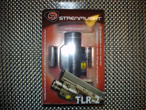 2005 Nissan Titan - Streamlight TLR-2 tactical light and laser package shown in its retail packaging.