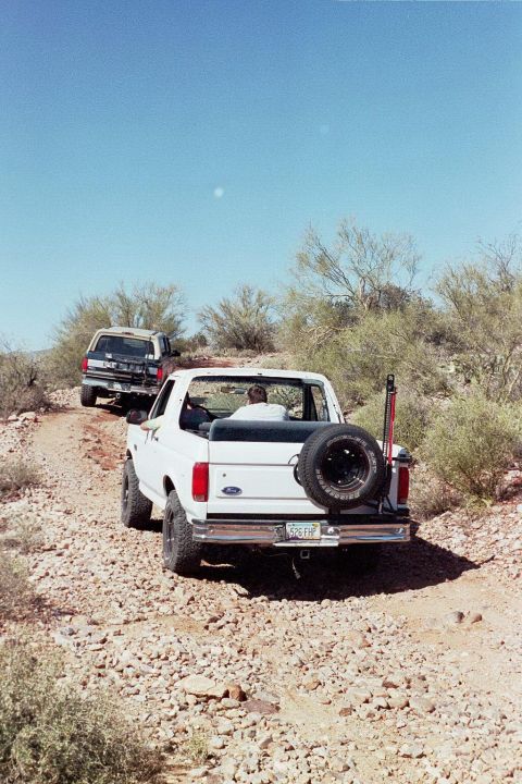 1993 Ford Bronco - That is Scott in front
