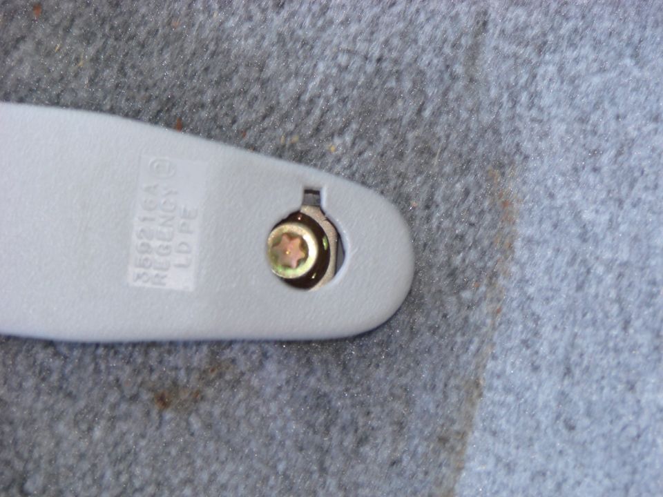 You'll need a Torx #47 wrench to remove the seatbelt anchor bolts