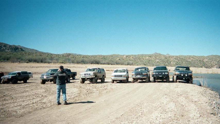 That is Bud and his Ram. With some of the Nissan guys in the background...