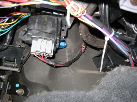 1995 Ford C-350 (Centurion Conversions) - A Ford control module with visible wiring and connectors is shown, with a date code indicating 1995.