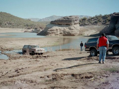 1993 Ford Bronco - Took two trucks to get him out of this one...