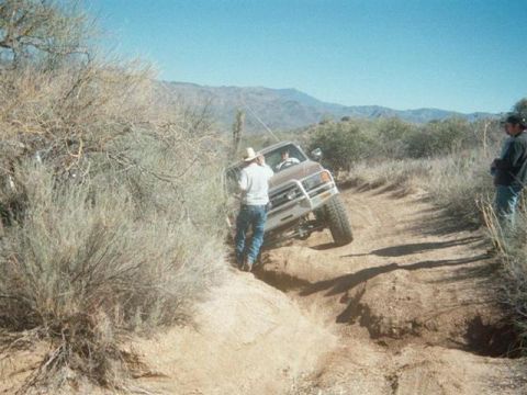 1993 Ford Bronco - He got out of this with just a door dent...