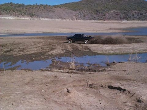 1993 Ford Bronco - Bud's V-10 ram slingin it...