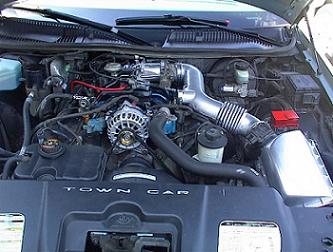 1998 Lincoln Town Car - Before i added conical filter