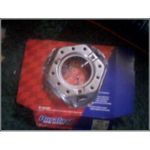 1972 Ford Ranchero - A transmission part rests on a Dynatech branded box.