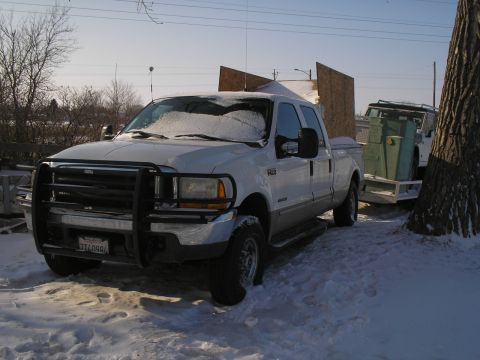 2000 Ford F-250 - arrived safe.