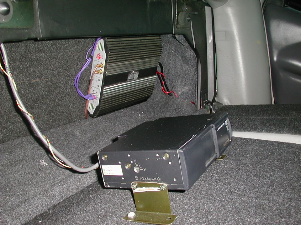 My CD changer and amp
