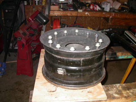 1990 Ford Bronco - My unmolested H1 wheels, of the 12 bolt variety. I got a steal on 5 of them, 4 of which were brand new and had never had a wheel mounted on…