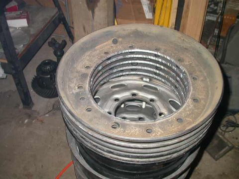 1990 Ford Bronco - All five centers cut out.