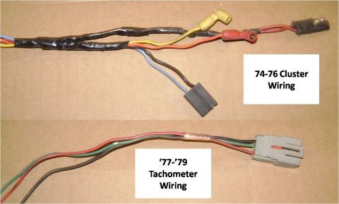 1972 Ford Ranchero - 74 - 76 Gauge Cluster Wiring